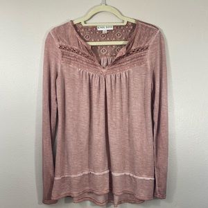 Knox rose peasant top